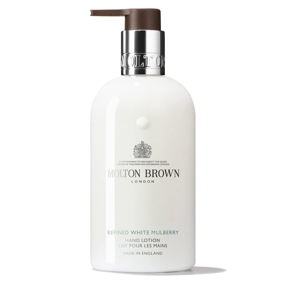 Molton Brown White Mulberry Hand Lotion 10oz - New  (Missing Nozzle)